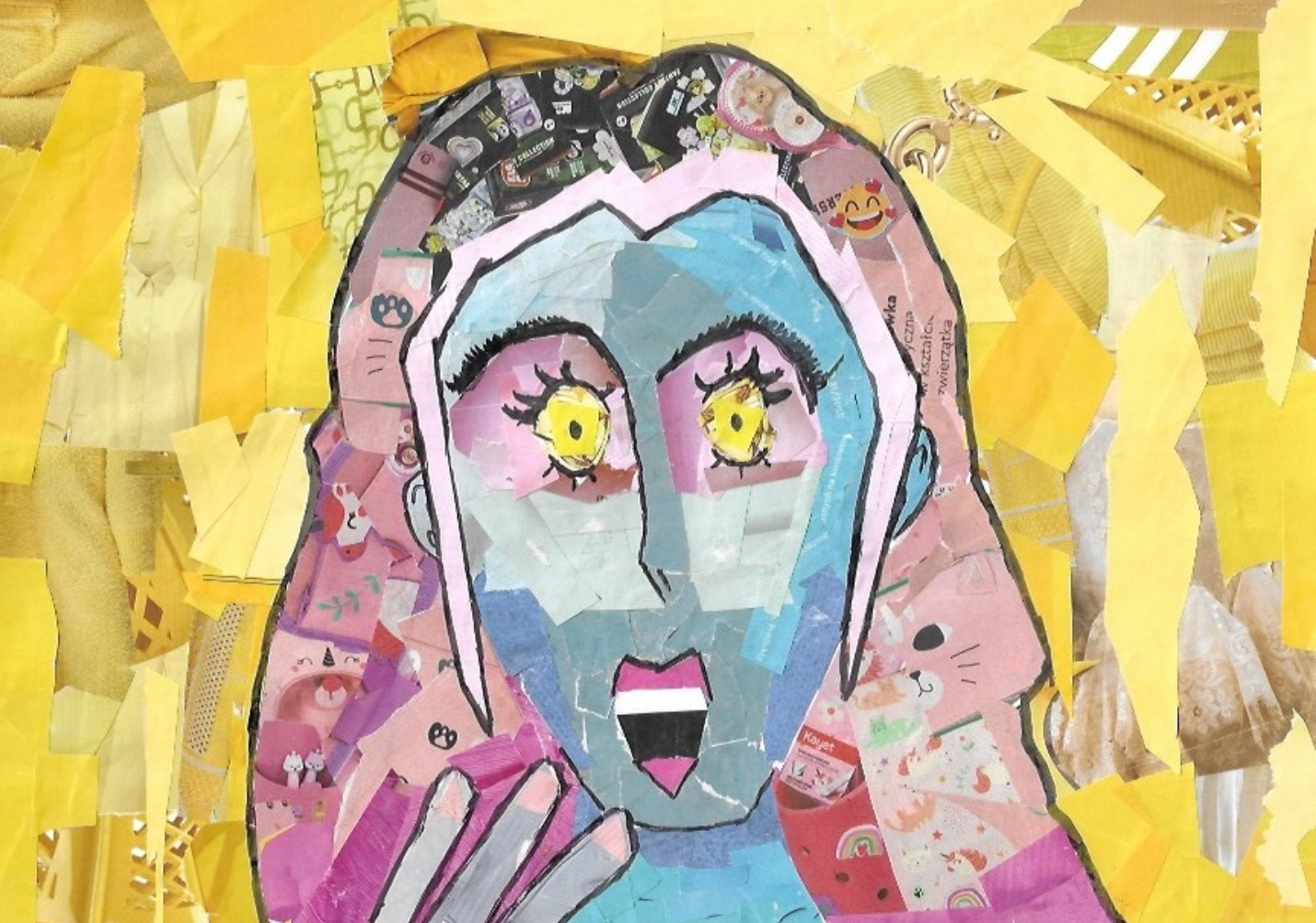 Pretty Face, Collage, 2025